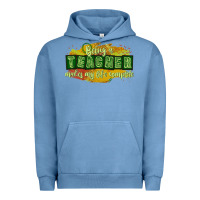 Pigment Pebble Blue being a teacher makes my life complete Urban Hoodie - texasbilliewilder