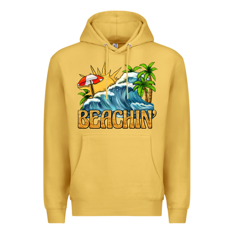 Beachin Premium Hoodie by texasbilliewilder | Teevron