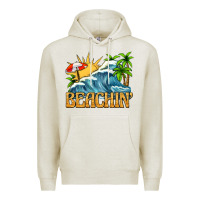 Oatmeal Heather beachin Premium Hoodie - texasbilliewilder