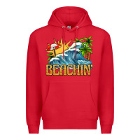 Red beachin Premium Hoodie - texasbilliewilder
