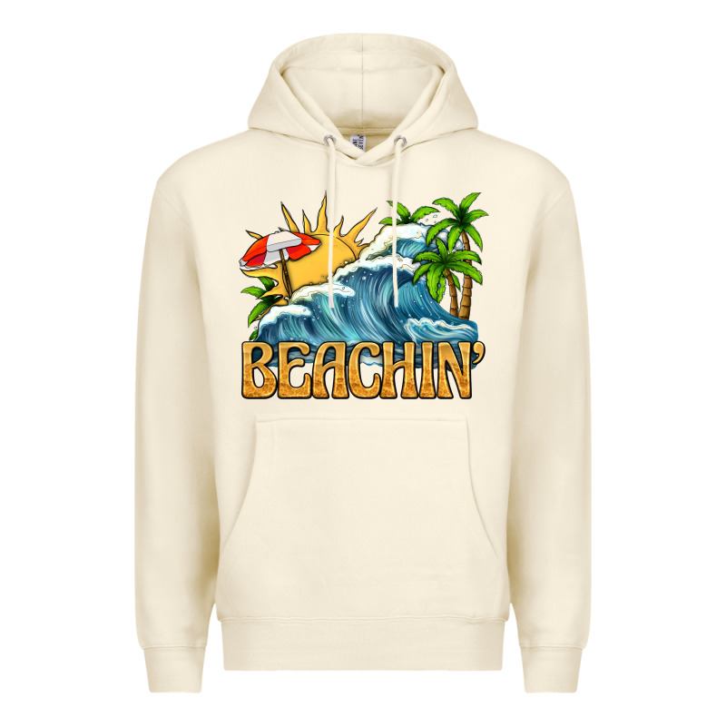 Beachin Premium Hoodie by texasbilliewilder | Teevron