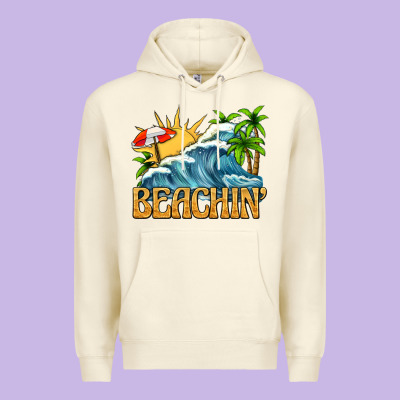 Beachin Premium Hoodie Designed By Texasbilliewilder