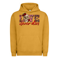 Pigment Peanut Butter love never dies skull Urban Hoodie - RanaPortraitStore