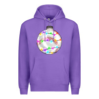 Purple Christmas baseball Premium Hoodie - RanaPortraitStore