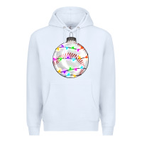 White Christmas baseball Premium Hoodie - RanaPortraitStore