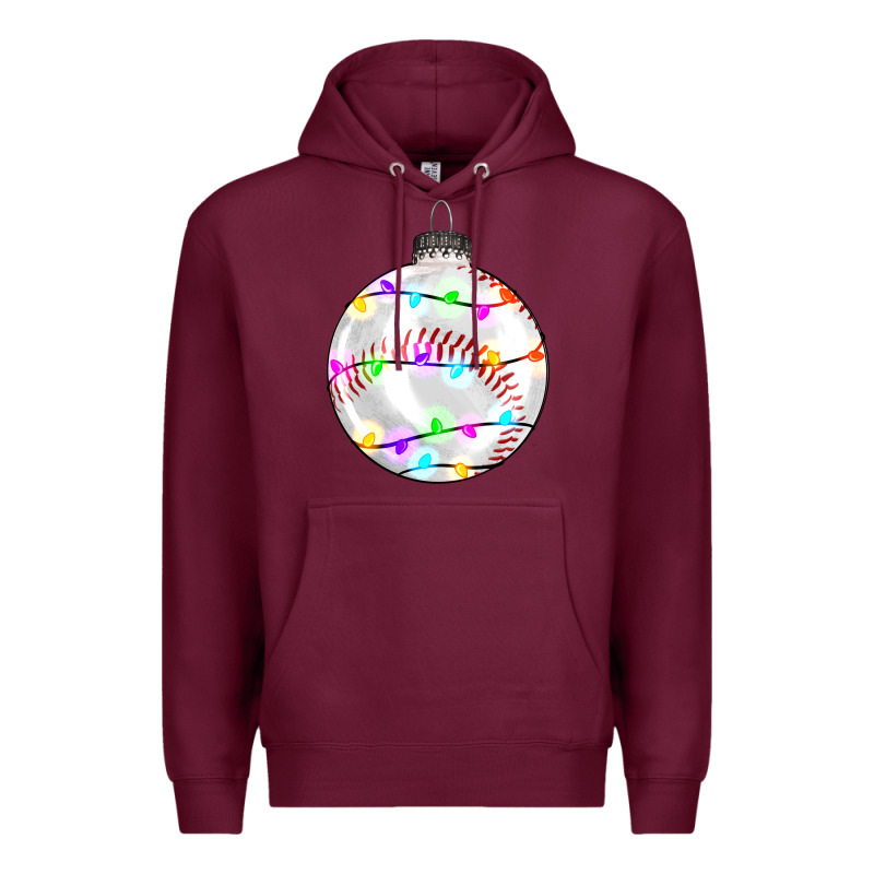 Christmas Baseball Premium Hoodie by RanaPortraitStore | Teevron