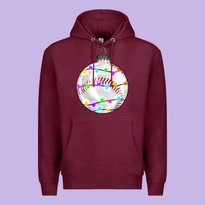 Christmas Baseball Premium Hoodie Designed By Ranaportraitstore