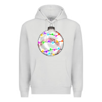 Dove Grey Christmas baseball Premium Hoodie - RanaPortraitStore