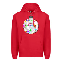 Red Christmas baseball Premium Hoodie - RanaPortraitStore