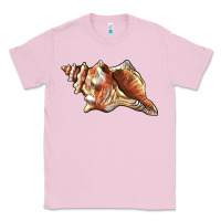 Bubblegum Pink sea   shell Classic Tee - BarkalooDesign