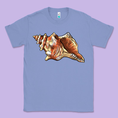 Sea   Shell Classic Tee Designed By Barkaloodesign
