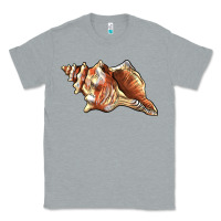 Heather Grey sea   shell Classic Tee - BarkalooDesign