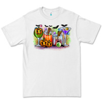 White halloween Premium Tee - CowhideDigitalArt