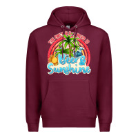 Burgundy beer and sunshine Premium Hoodie - texasbilliewilder