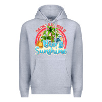 Heather Grey beer and sunshine Premium Hoodie - texasbilliewilder