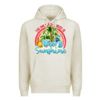 Oatmeal Heather beer and sunshine Premium Hoodie - texasbilliewilder