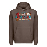 Coffee brother baseball Premium Hoodie - Zillion Design Studio
