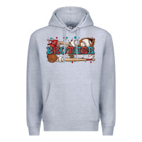 Heather Grey brother baseball Premium Hoodie - Zillion Design Studio