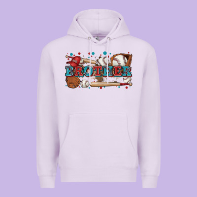 Brother Baseball Premium Hoodie Designed By Zillion Design Studio