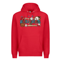 Red brother baseball Premium Hoodie - Zillion Design Studio