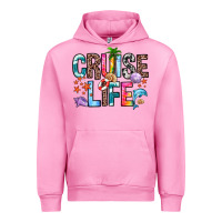 Fuchsia Pink cruise life Urban Hoodie - Zillion Design Studio