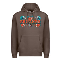 Coffee brother American football Premium Hoodie - Zillion Design Studio