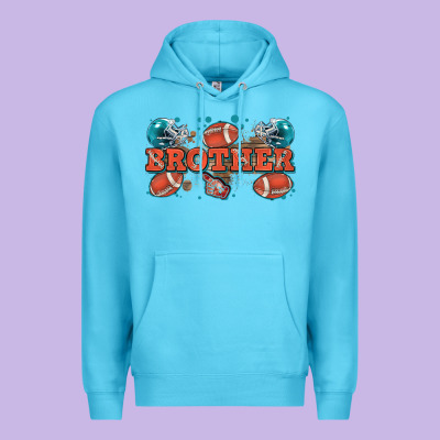 Brother American Football Premium Hoodie Designed By Zillion Design Studio