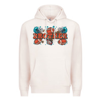 Pale Pink brother American football Premium Hoodie - Zillion Design Studio