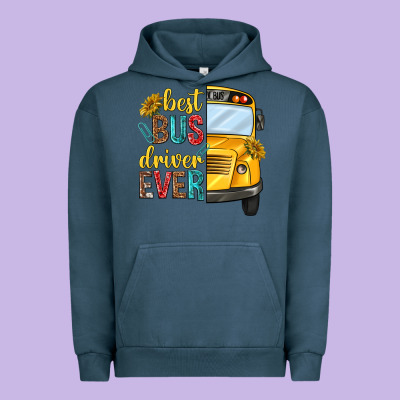 Best Bus Driver Ever Urban Hoodie Designed By Texasbilliewilder
