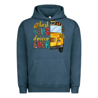 Pigment Midnight Navy best bus driver ever Urban Hoodie - texasbilliewilder