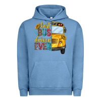 Pigment Pebble Blue best bus driver ever Urban Hoodie - texasbilliewilder