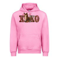 Fuchsia Pink xoxo horse Urban Hoodie - RanaPortraitStore