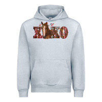 Heather Grey xoxo horse Urban Hoodie - RanaPortraitStore