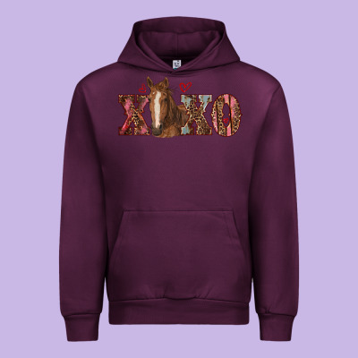 Xoxo Horse Urban Hoodie Designed By Ranaportraitstore