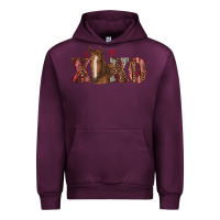 Mauve Wine xoxo horse Urban Hoodie - RanaPortraitStore