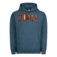 Pigment Midnight Navy xoxo horse Urban Hoodie - RanaPortraitStore