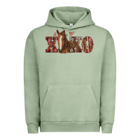 Pigment Oil Green xoxo horse Urban Hoodie - RanaPortraitStore