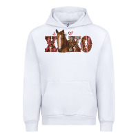 White xoxo horse Urban Hoodie - RanaPortraitStore