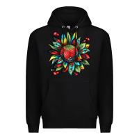 Black berry sunflower Premium Hoodie - texasbilliewilder