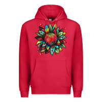 Cardinal berry sunflower Premium Hoodie - texasbilliewilder