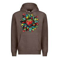 Coffee berry sunflower Premium Hoodie - texasbilliewilder