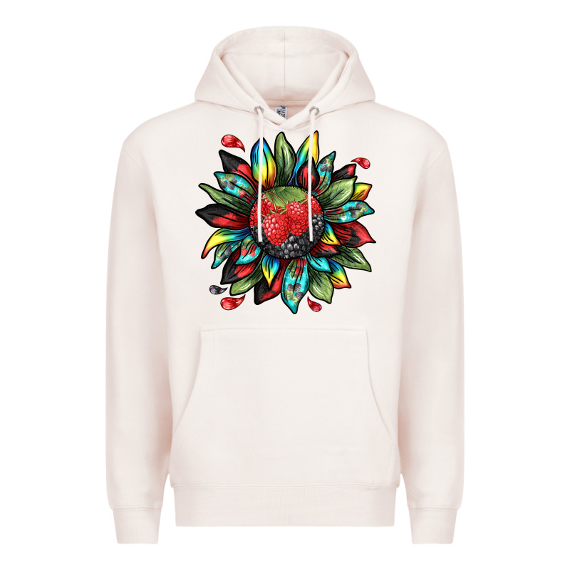 Berry Sunflower Premium Hoodie by texasbilliewilder | Teevron