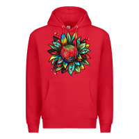 Red berry sunflower Premium Hoodie - texasbilliewilder