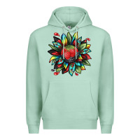 Seafoam berry sunflower Premium Hoodie - texasbilliewilder