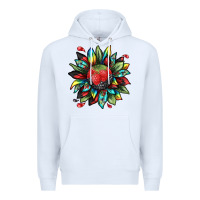 White berry sunflower Premium Hoodie - texasbilliewilder