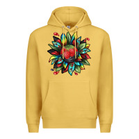 Antique Gold berry sunflower Premium Hoodie - texasbilliewilder