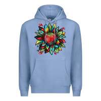 Colony Blue berry sunflower Premium Hoodie - texasbilliewilder