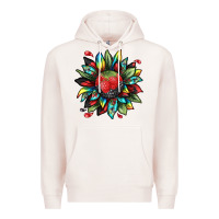 Pale Pink berry sunflower Premium Hoodie - texasbilliewilder