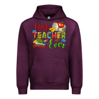 Mauve Wine best teacher ever Urban Hoodie - texasbilliewilder