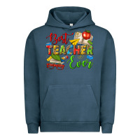 Pigment Midnight Navy best teacher ever Urban Hoodie - texasbilliewilder
